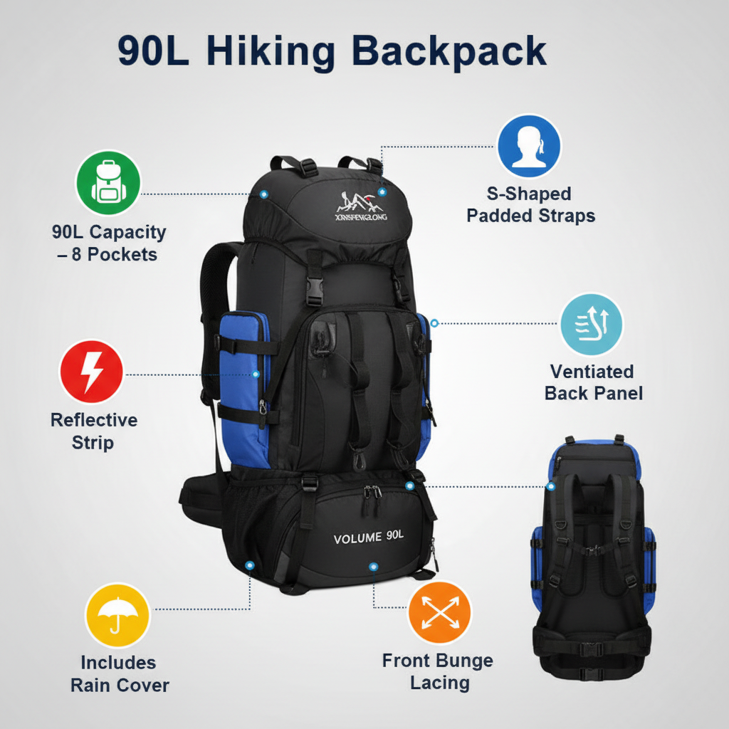 Feature Infographic Black