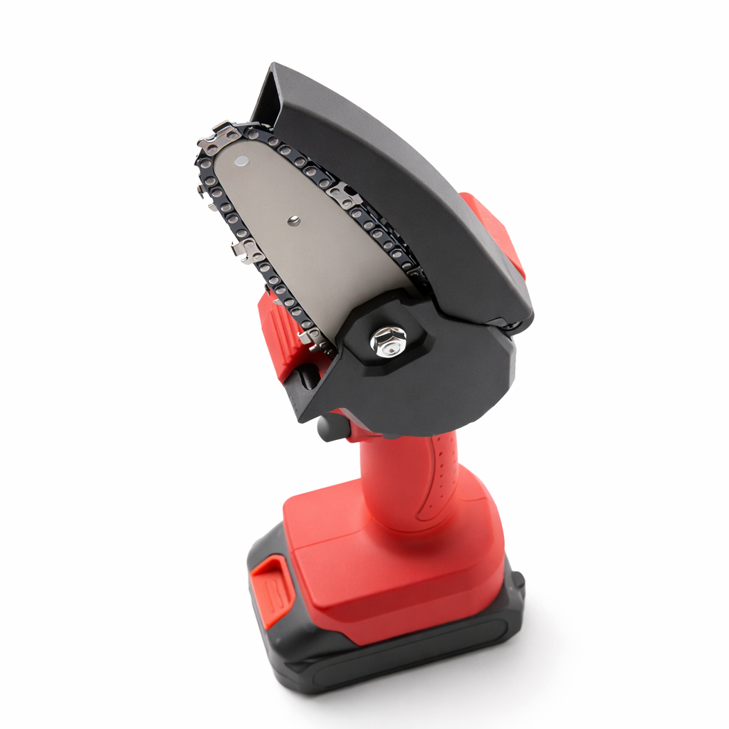 Cordless Electric Mini Chainsaw – Handheld Pruning Chainsaw for Tree Trimming & Branch Cutting.