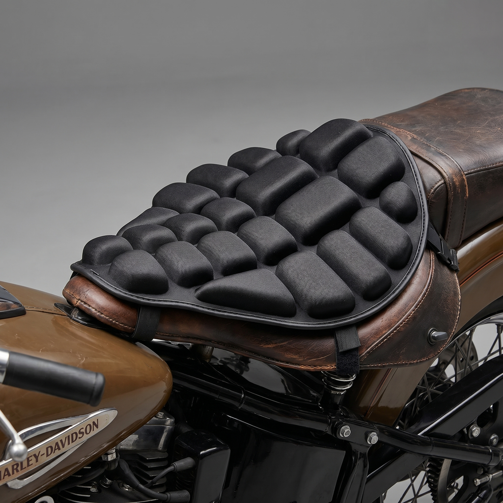 Motorcycle Seat Cushion – Breathable EVA Foam Comfort Pad for Motorbike & Scooter