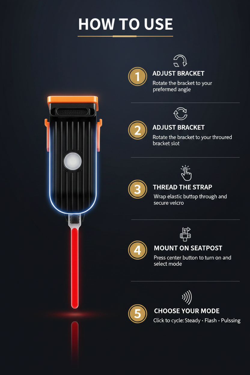 How to Use - 5 step guide