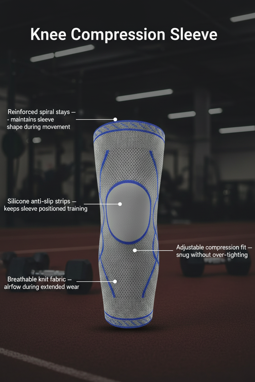 Knee Compression Sleeve Infographic 2