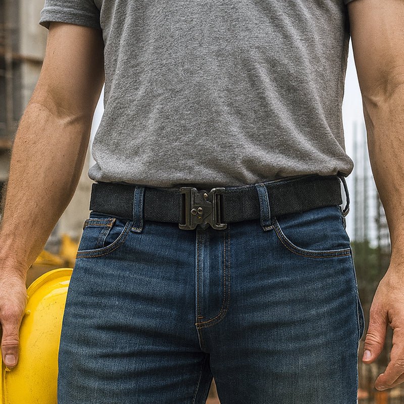 Tactical Belt – Quick Release Military Style Duty Belt with Velcro Adjustment