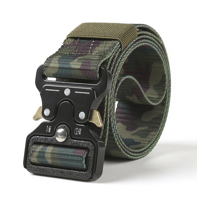 Tactical Belt – Quick Release Military Style Duty Belt with Velcro Adjustment