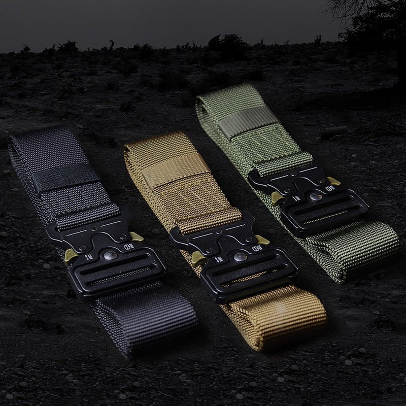 Tactical Belt – Quick Release Military Style Duty Belt with Velcro Adjustment