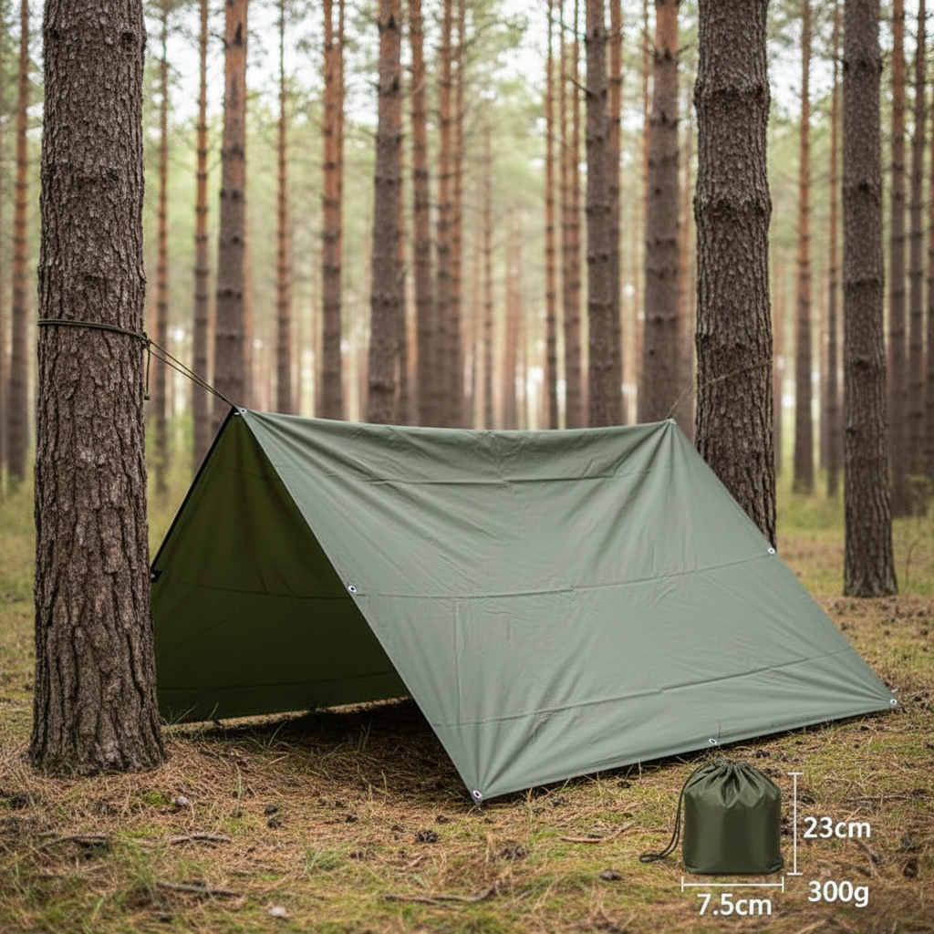 Lean-To Tarp Green