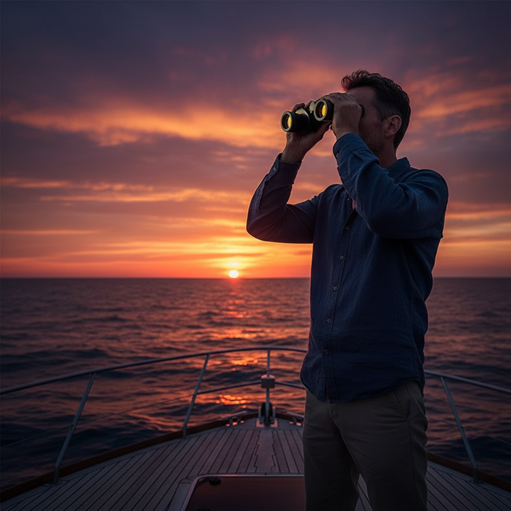 Lifestyle – Boat at Sea
