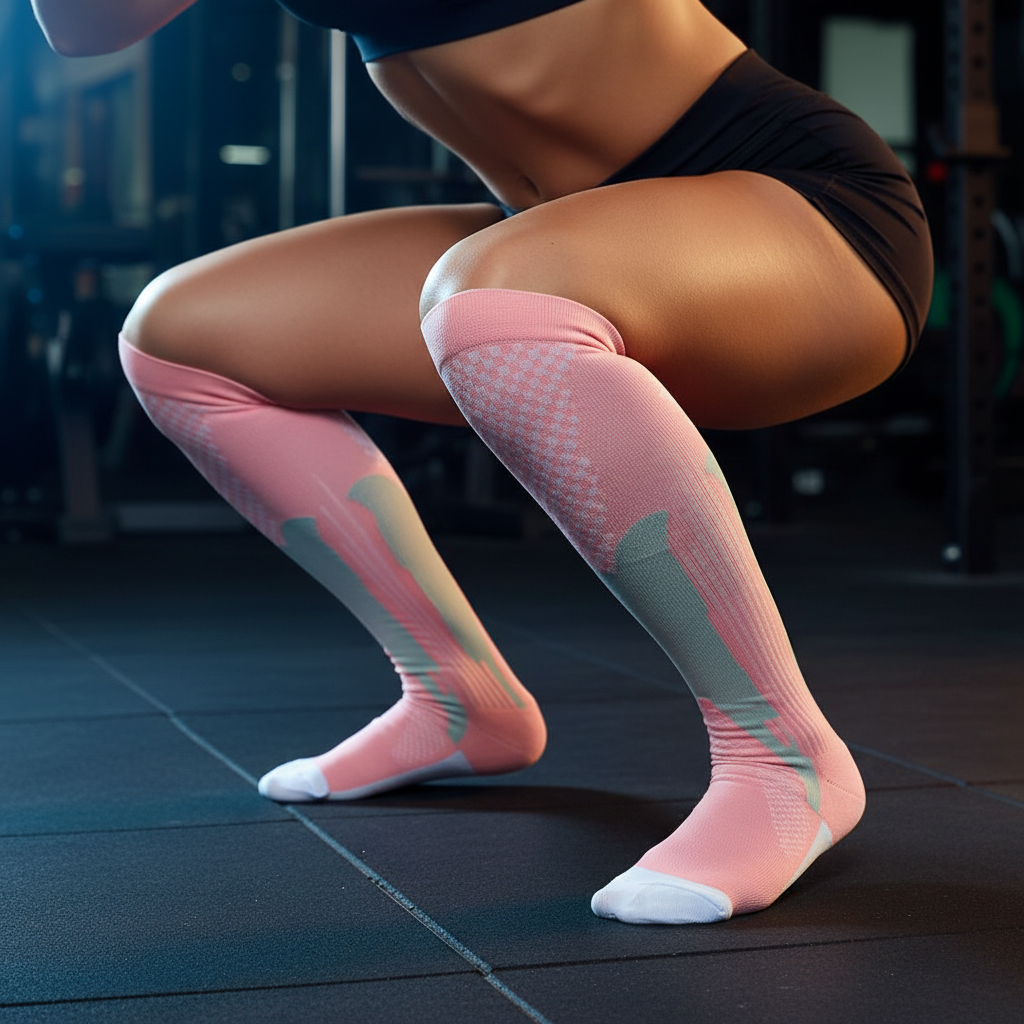 Pink Gym Squat