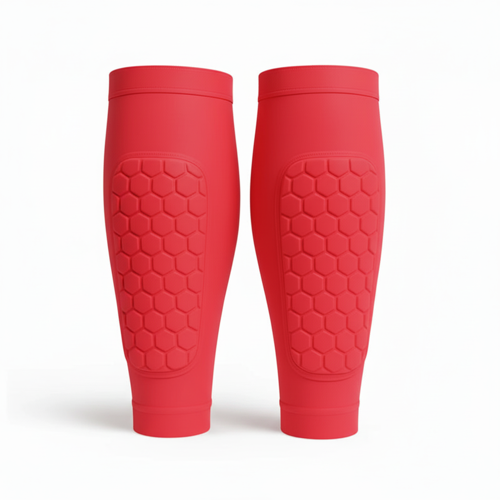 Red Shin Guards Corrected