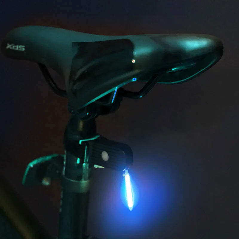 LED Bike Tail Light – Rechargeable Bicycle Rear Light, 6 Colours