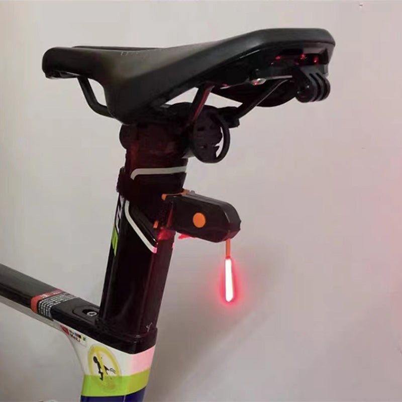 LED Bike Tail Light – Rechargeable Bicycle Rear Light, 6 Colours