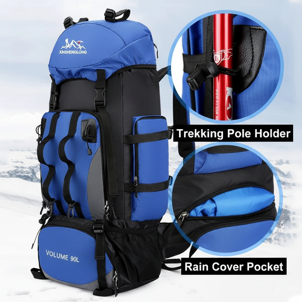 Trekking Pole and Rain Cover