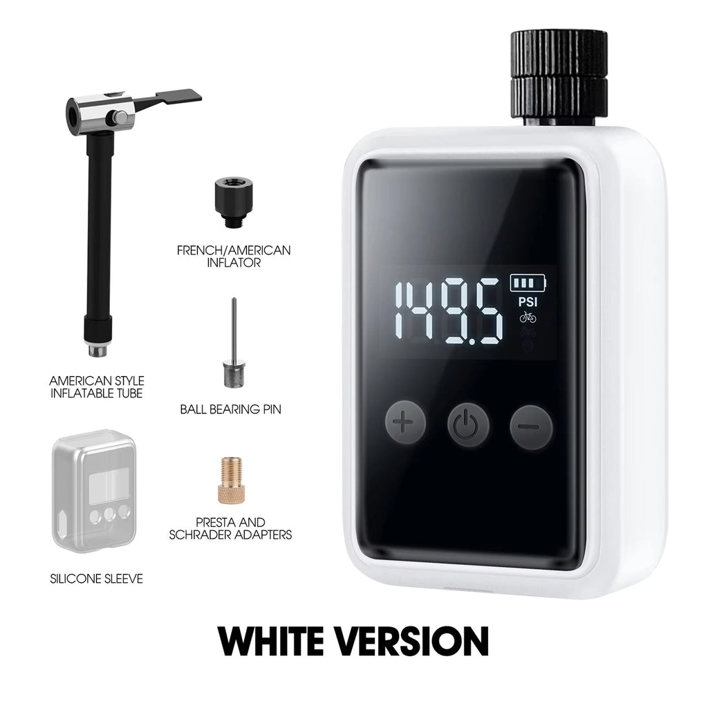 Electric Bike Pump – Digital Portable Mini Pump with Pressure Display